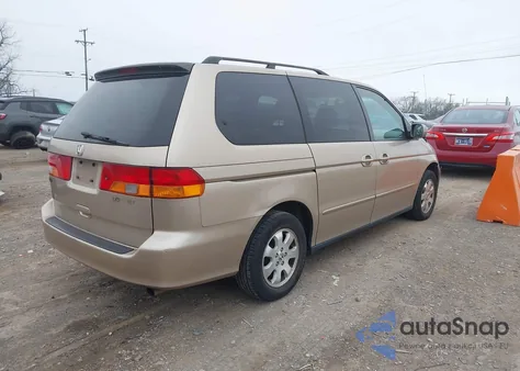 2002 Honda Odyssey Ex-L z USA, uszkodzony, nr VIN 5FNRL18942B011353